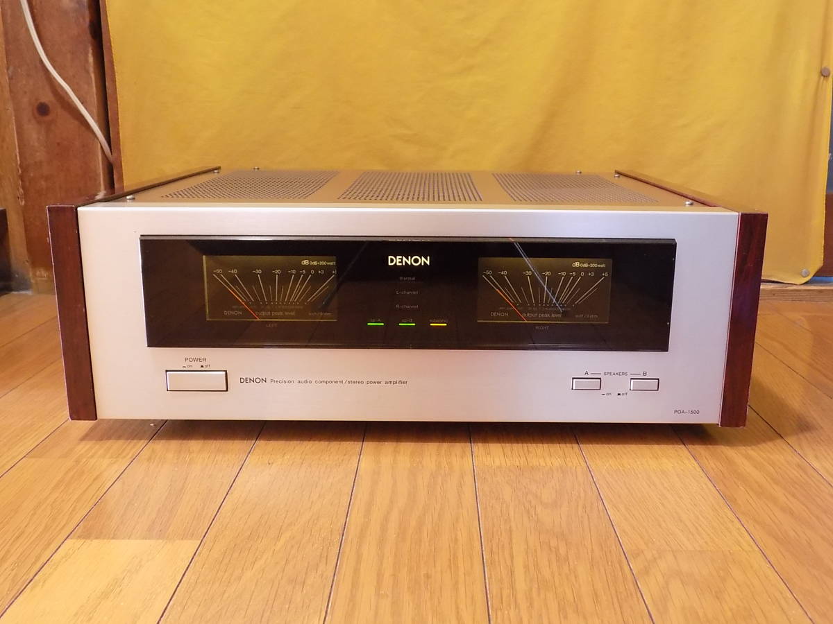 ◆◆◆DENON POA-1500 ステレオパワーアンプ ジャンク扱い_画像1