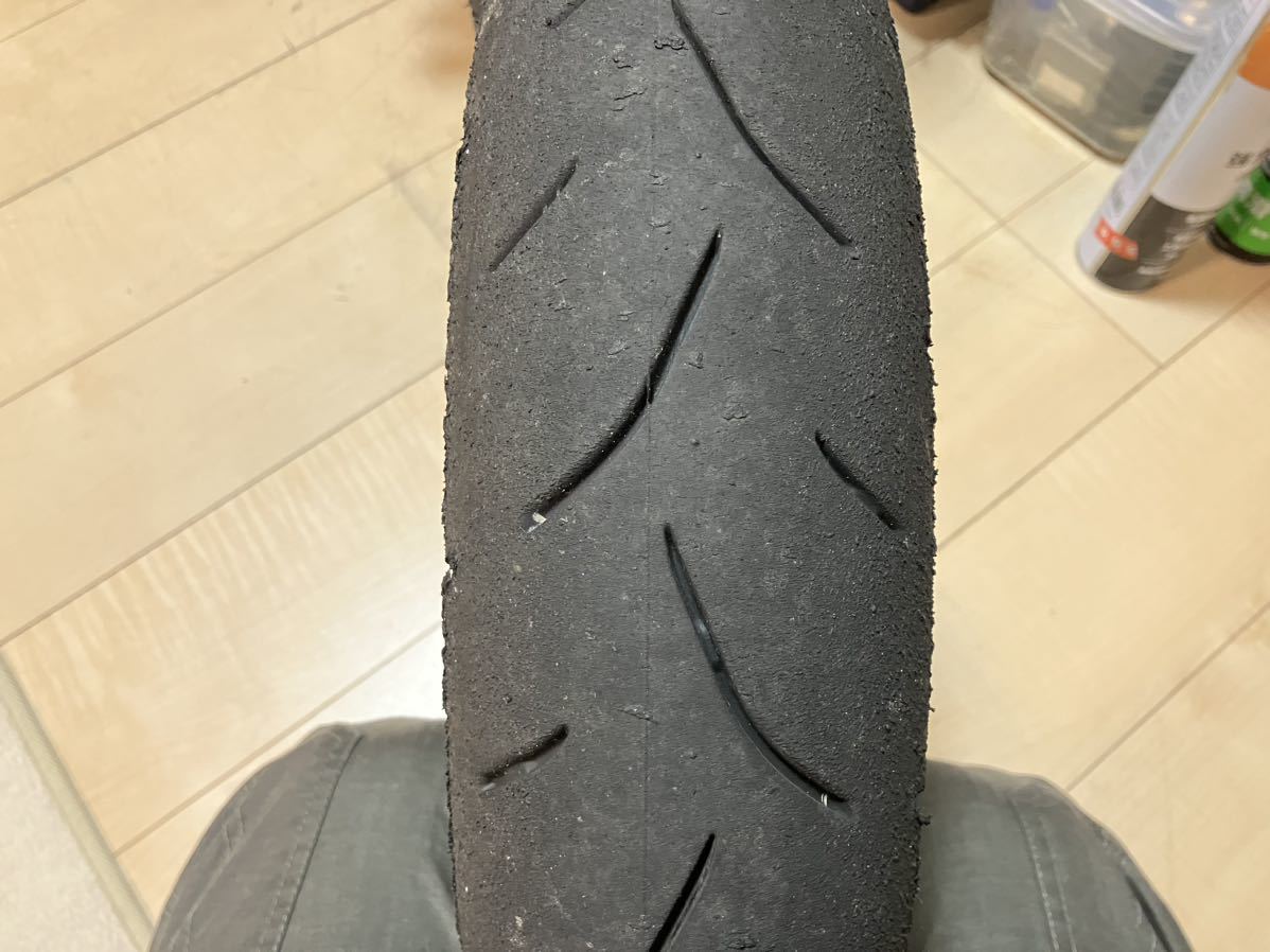 ブリヂストン BRIDGESTONE BT601ss ycy 100/90-12 49J NSR50 nsf100 エイプ 中古 120サイズ /IRC ダンロップ_画像3