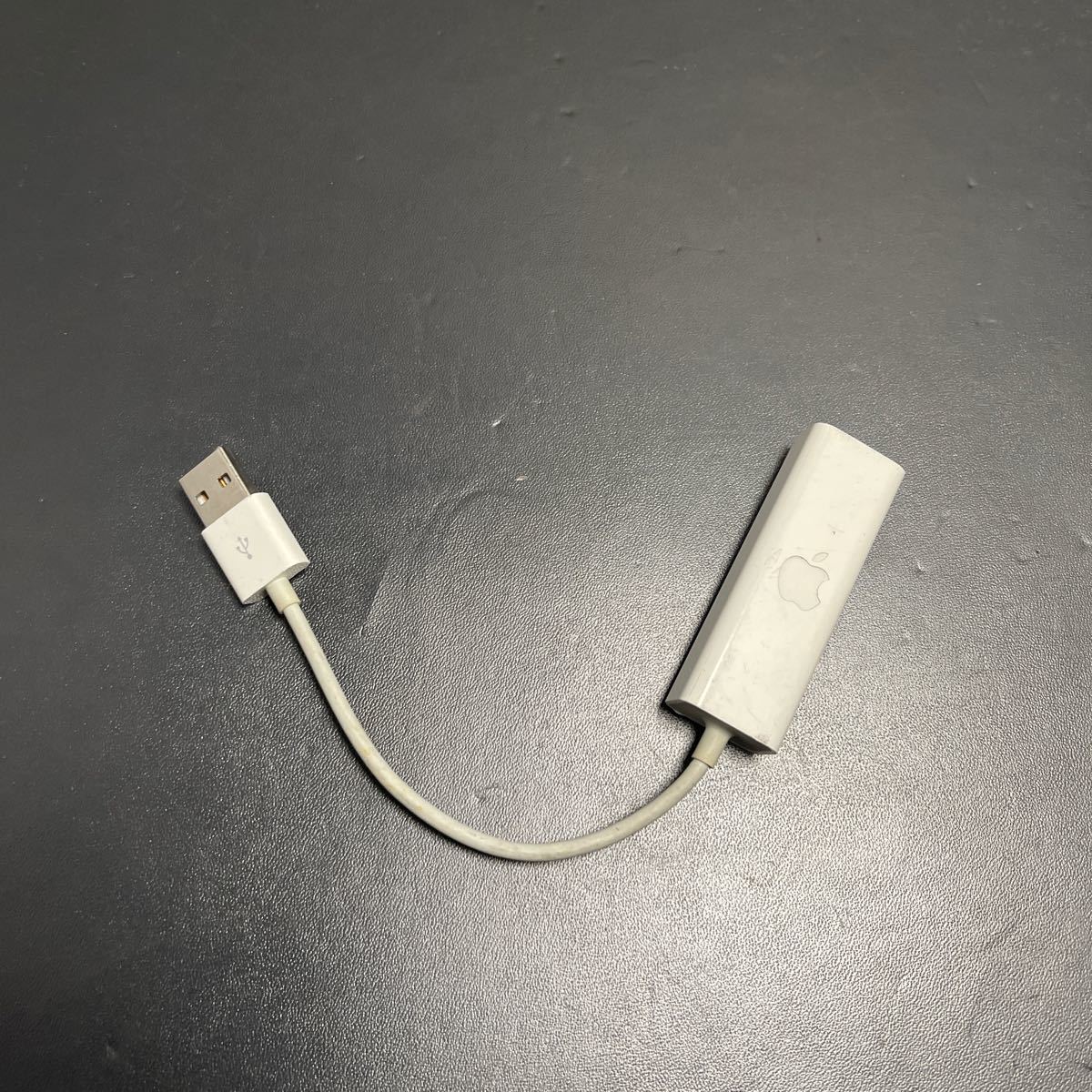 「T32_18N」Apple アップル 純正 USB to Ethernet LAN 変換 アダプタ ケーブル　A1277_画像1