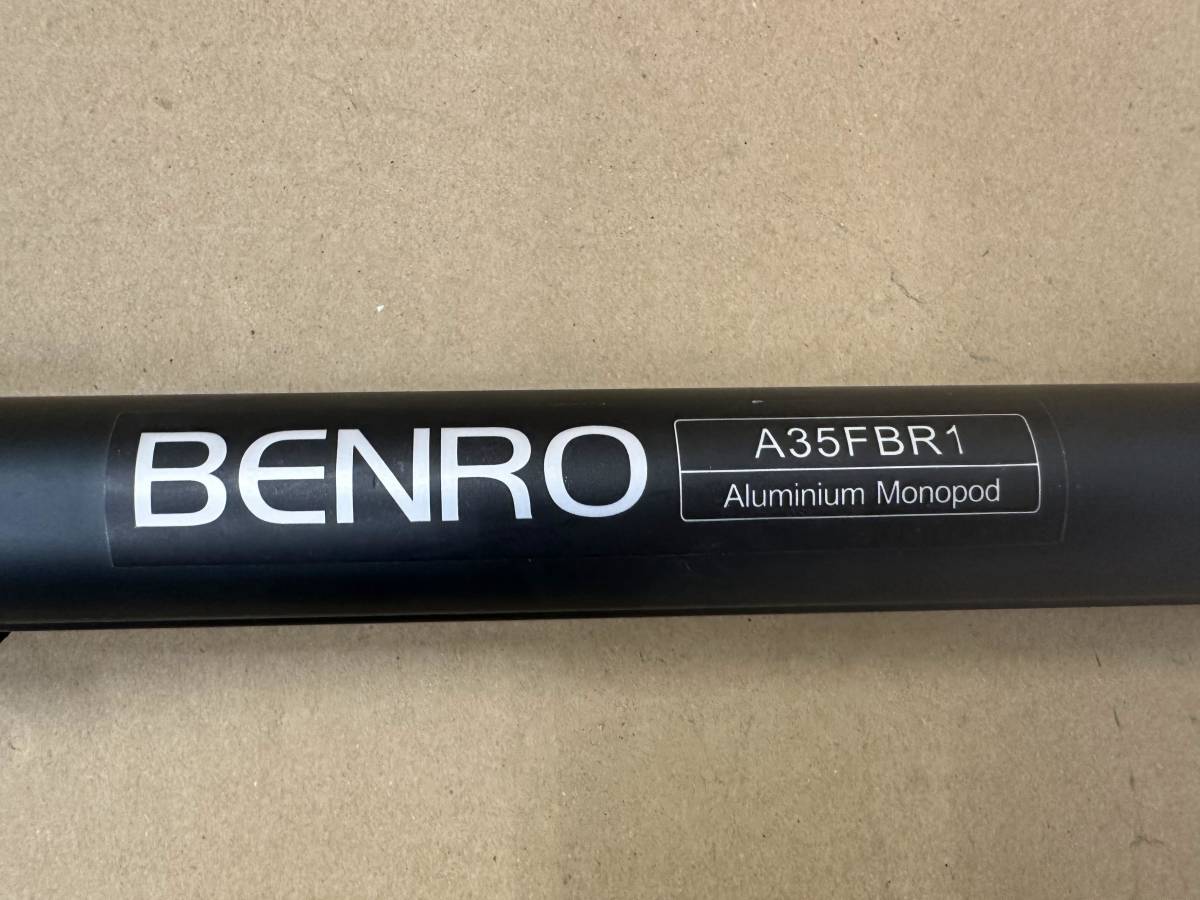 【送料無料】Benro ベンロ A35FBR1 アルミ一脚雲台セット　管V6_画像2