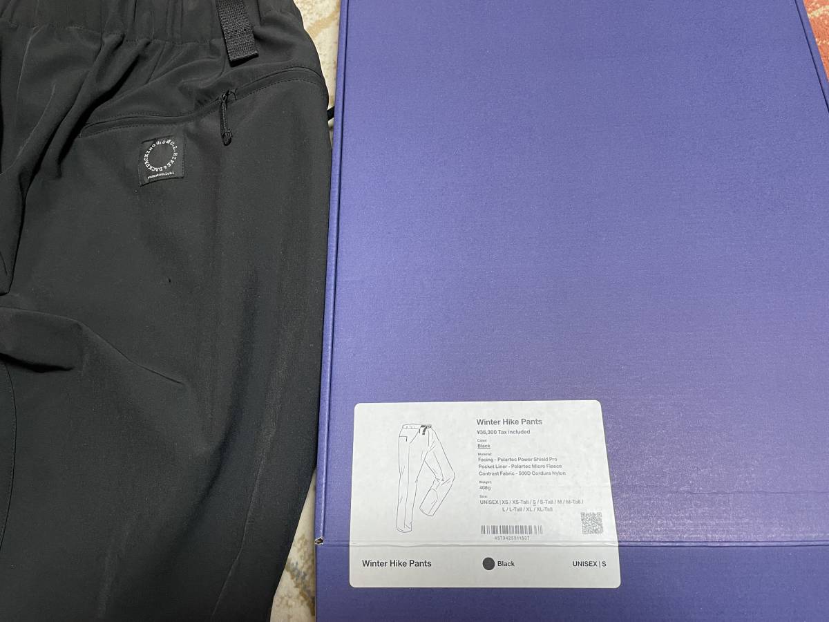 山と道 WINTER HIKE PANTS size:S 2023/12月購入_画像7