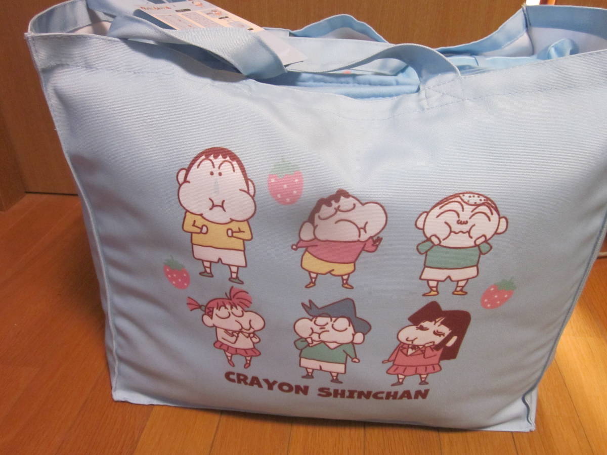 新品☆クレヨンしんちゃんの寝具セット☆敷きパッド プランケット 枕 バッグの画像1