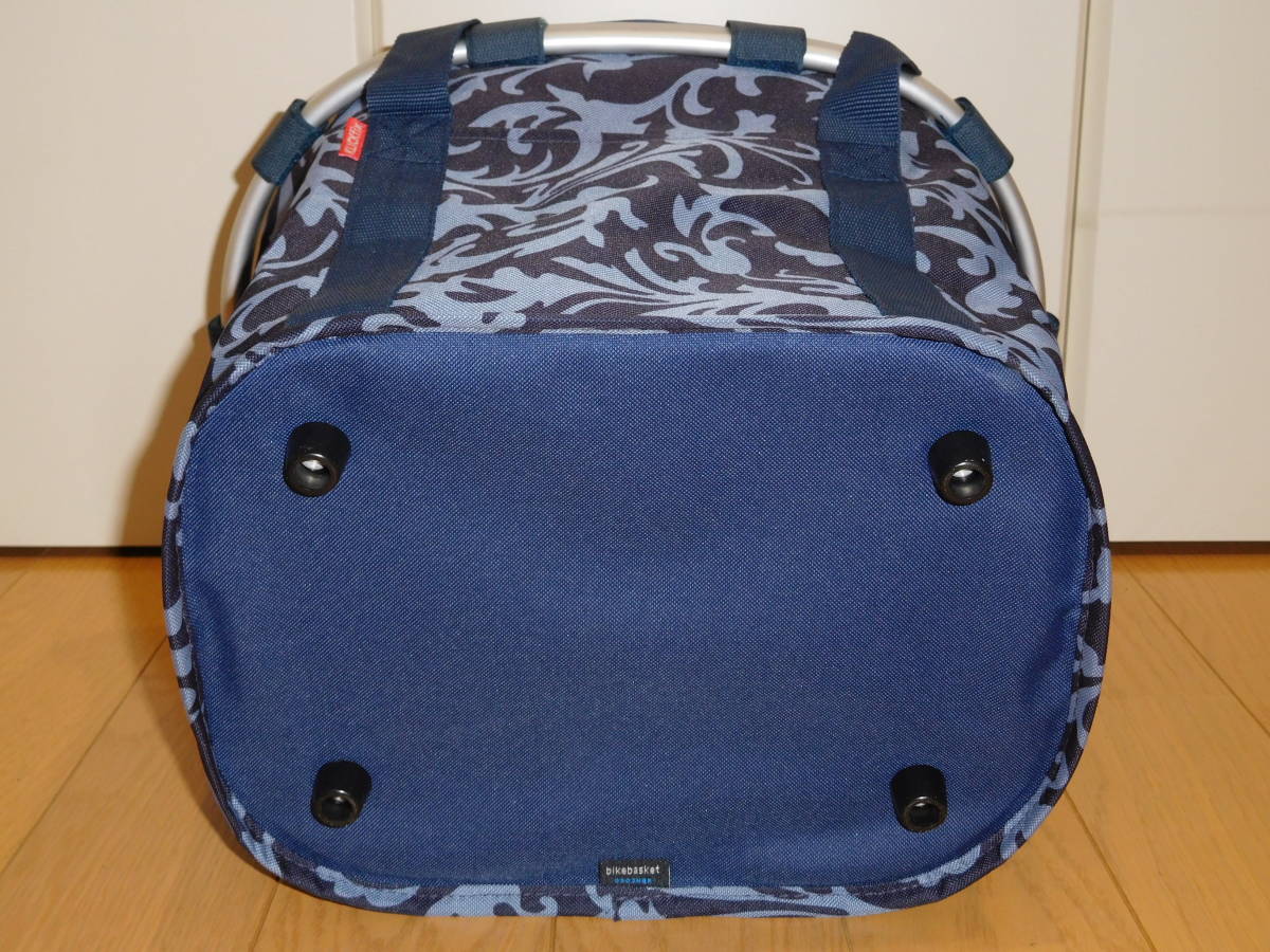 RIXEN＆KAUL★reisenthel★バイクバスケット（柄：バロックネイビー ）美品