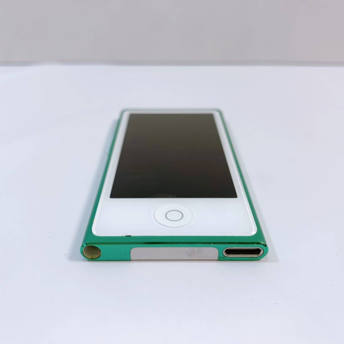 313☆中古☆ Apple iPod nano 第七世代 A1446 16GB グリーン アップル アイポッド ナノ オーディオ機器 プレイヤー 動作確認済み 現状品_画像7