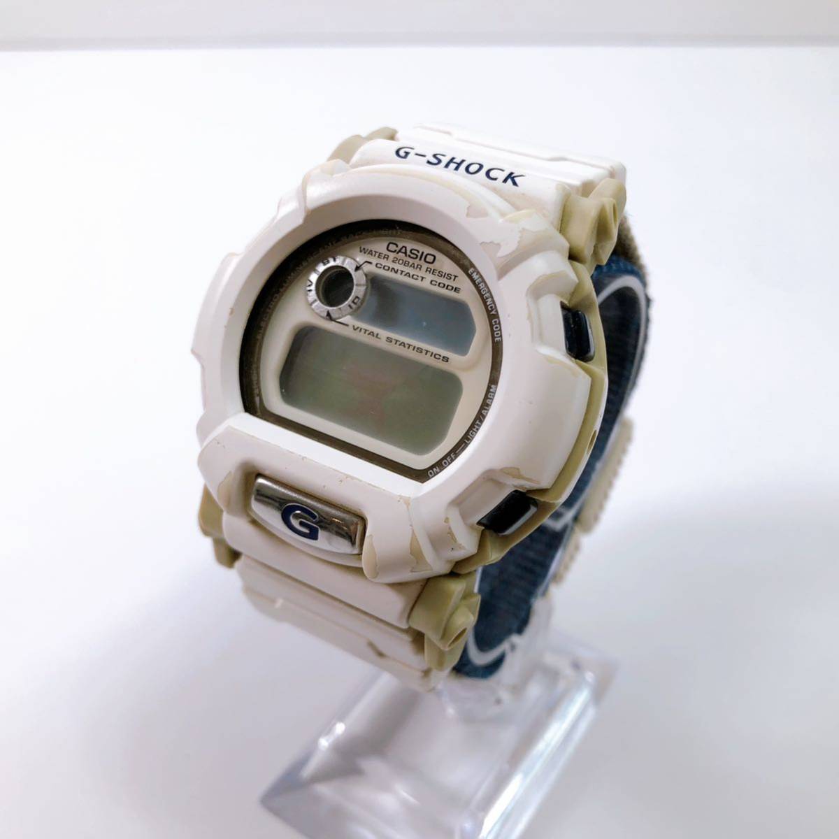 15【中古】CASIO G-SHOCK カシオ G-ショック ラバーズコレクション ホワイト CODE NAME DW-0097 メンズ腕時計 動作未確認 現状品_画像1