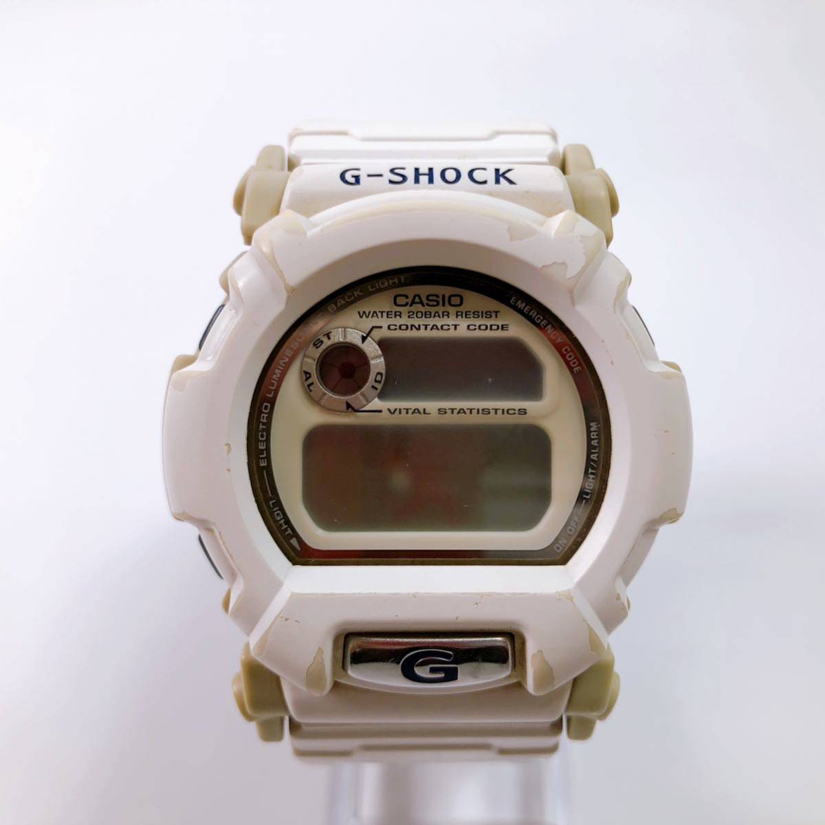 15【中古】CASIO G-SHOCK カシオ G-ショック ラバーズコレクション ホワイト CODE NAME DW-0097 メンズ腕時計 動作未確認 現状品_画像2