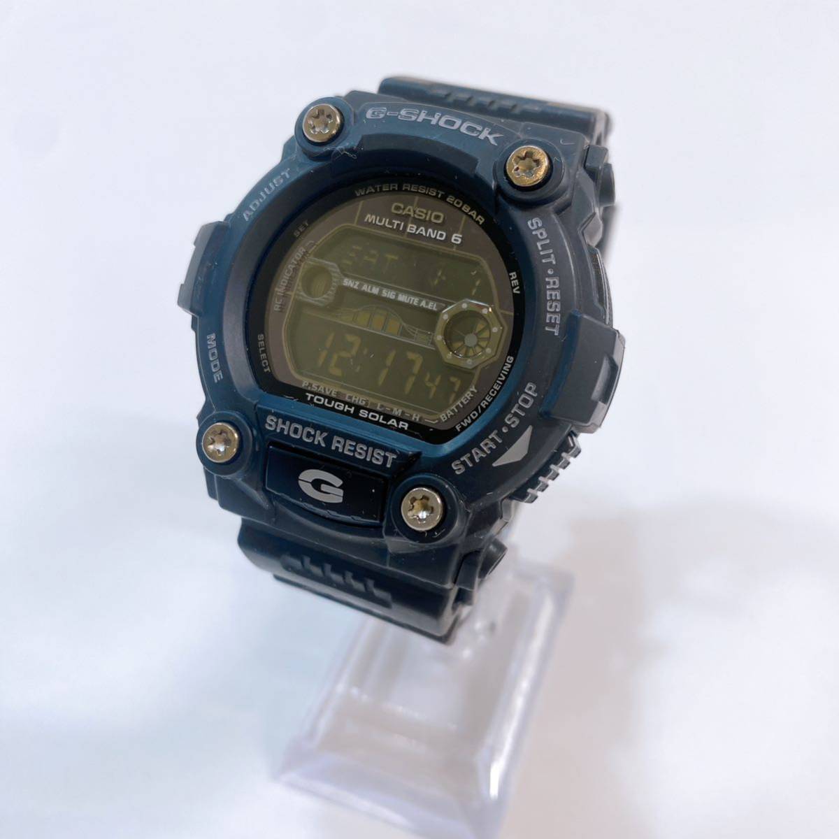 338☆中古☆ CASIO カシオ G-SHOCK ジーショック GW-7900B マルチバンド6 タフソーラー 電波 ブラック メンズ 動作確認済み 現状品_画像2