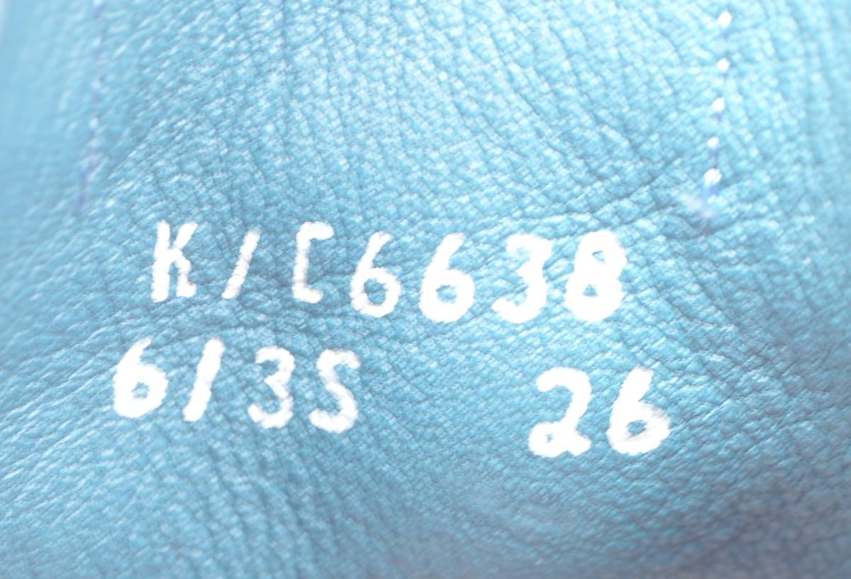 超美品!! US8/ 26cm BEDWIN&THE HEARTBREAKERS × REGAL チャッカブーツ 青スエード_画像9