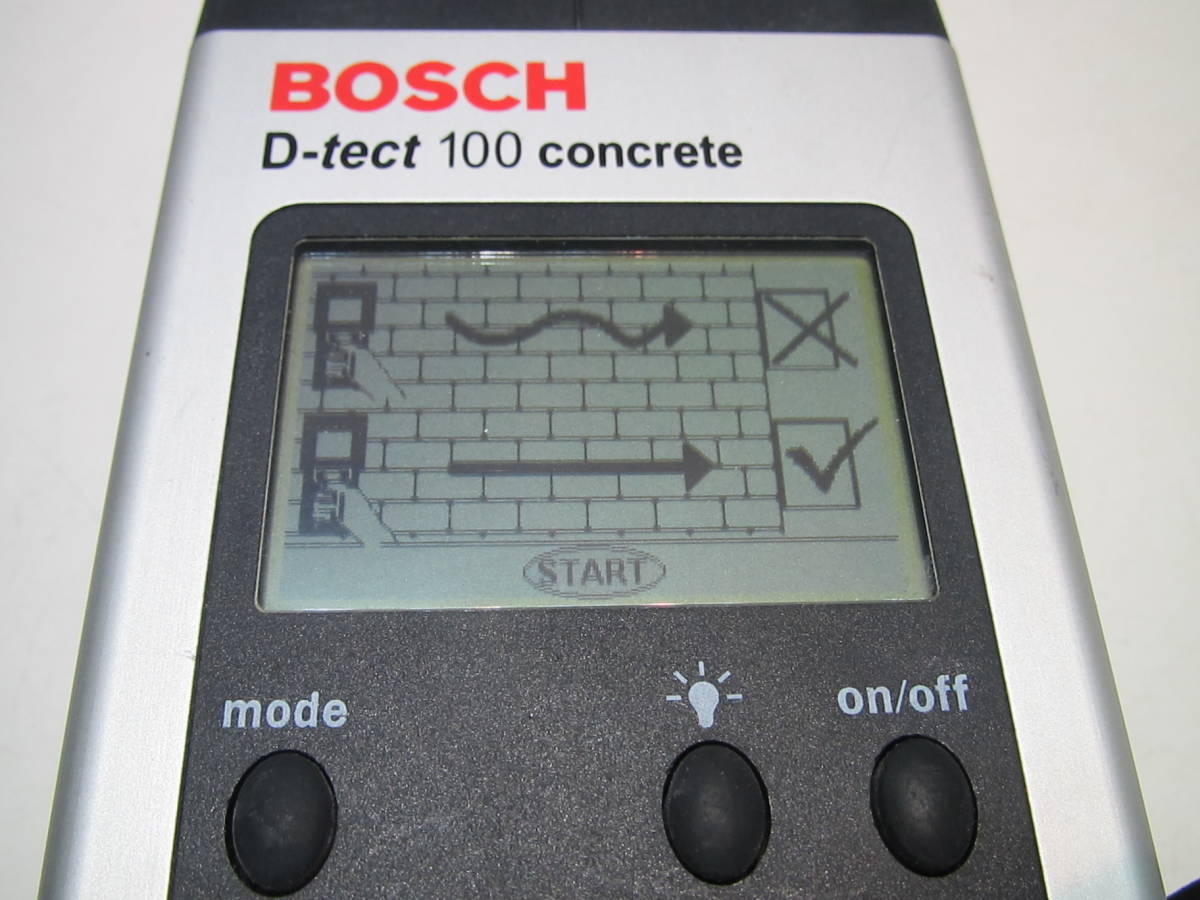 ◆BOSCH D-tect100 concrete ウォールスキャナー◆_画像2