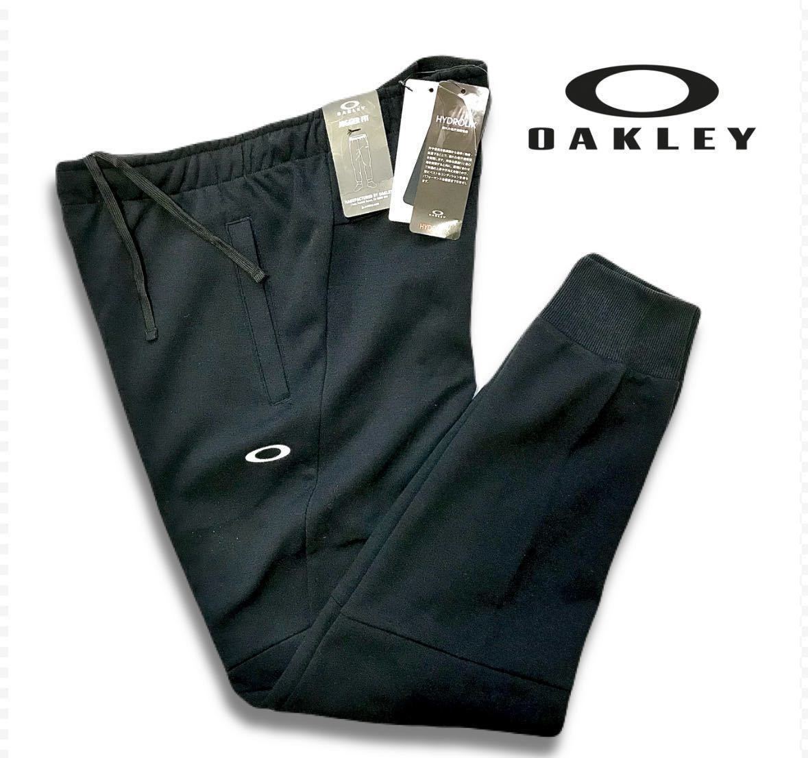 ◆470新品【メンズXL】黒 オークリー（OAKLEY）ゴルフにオススメ パンツ スウェット 速乾 テーパード ジョガーパンツ 厚手_画像1