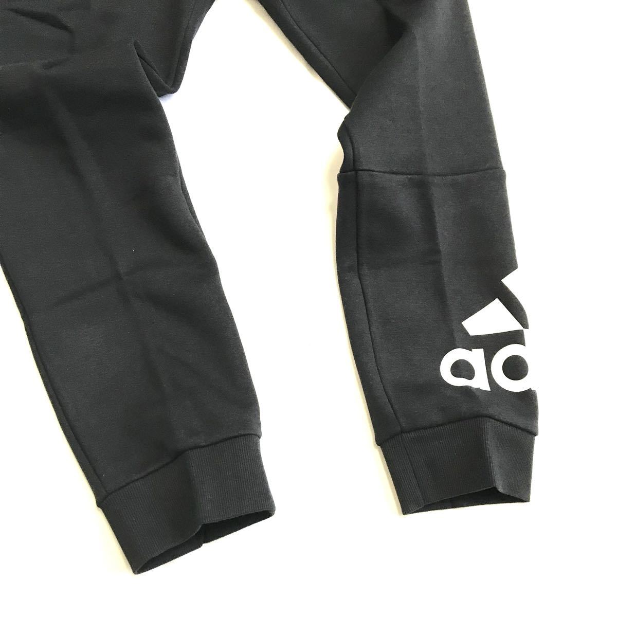 ◆329 新品【メンズM】黒adidas アディダス スウェットパンツ ジョガーパンツ ゴルフにオススメ 裏フリース　防寒_画像6