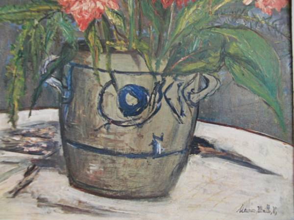 モーリス・ユトリロ、MauriceUtrillo、花瓶、限定高級画版、新品額装付、絵画 送料無料、ara_画像2