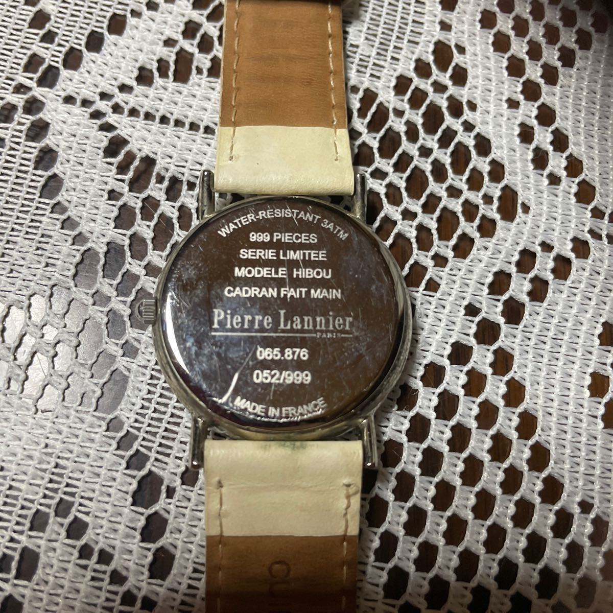 ピエールラニエ 腕時計 pierre lannier 999本限定 シリアル052 フクロウ_画像3