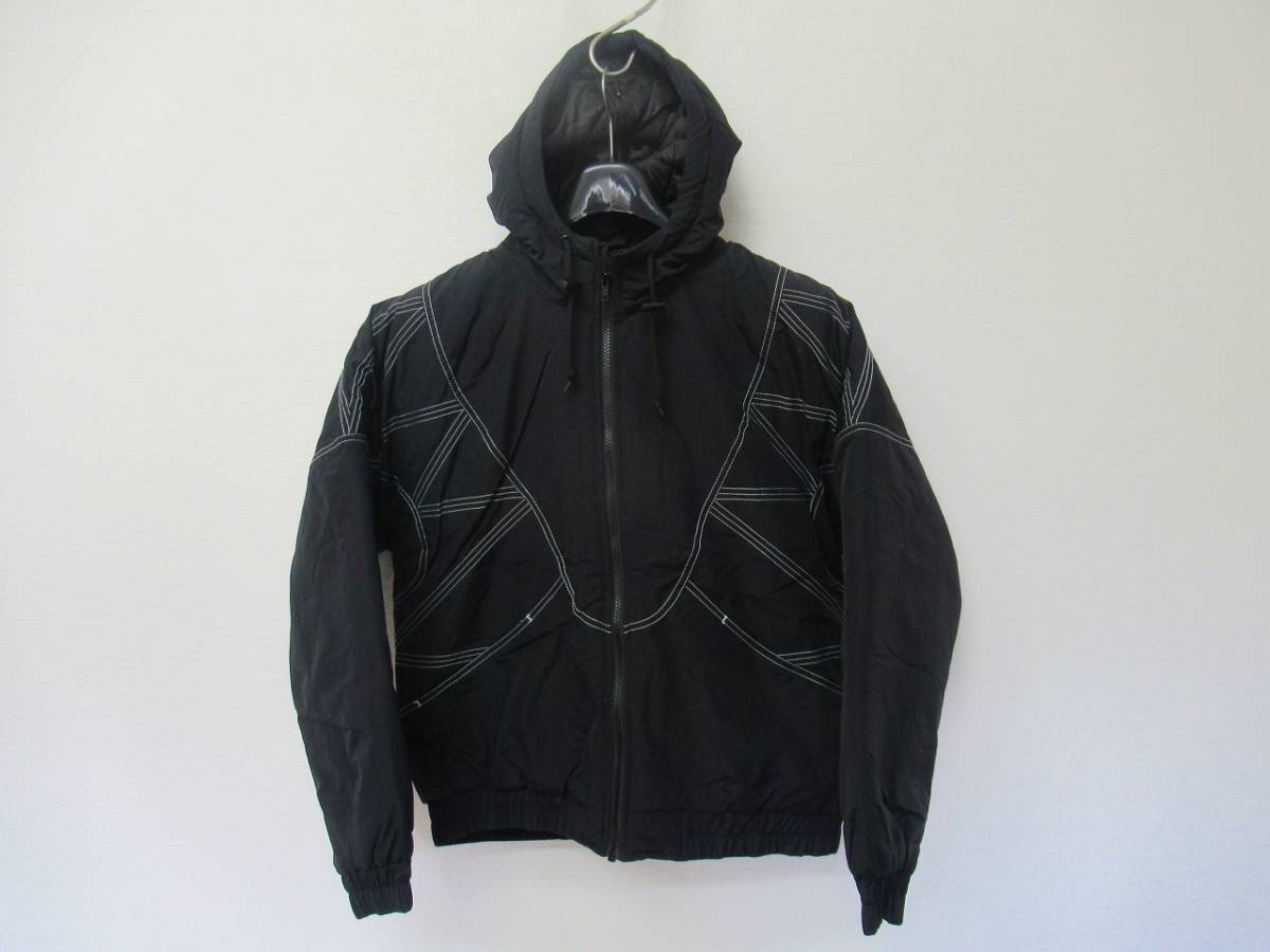 新品未使用 Supreme Zig Zag Stitch Puffy Jacket BLACK ブラック サイズ：S シュプリーム ジグ ザグ ステッチ パフィー ジャケット_画像1