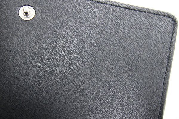  Givenchy цепь бумажник BC06250704 чёрная кожа б/у цепь плечо цепь сумка наклонный ..
