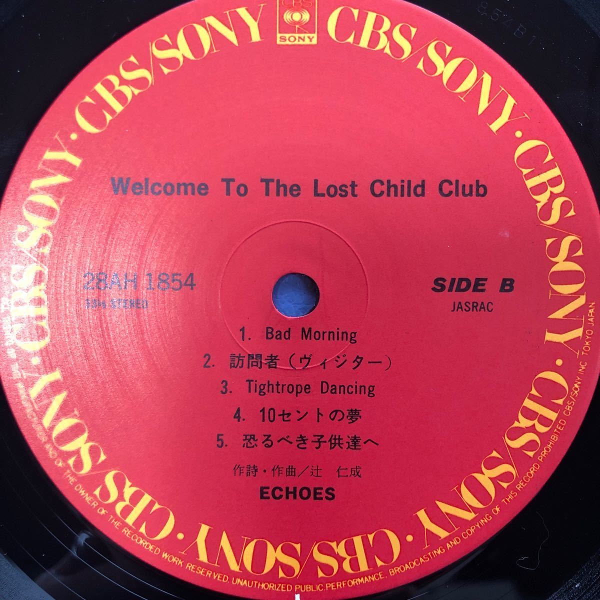 ECHOES Welcome To The Lost Child Club LP レコード 5点以上落札で送料無料b_画像4