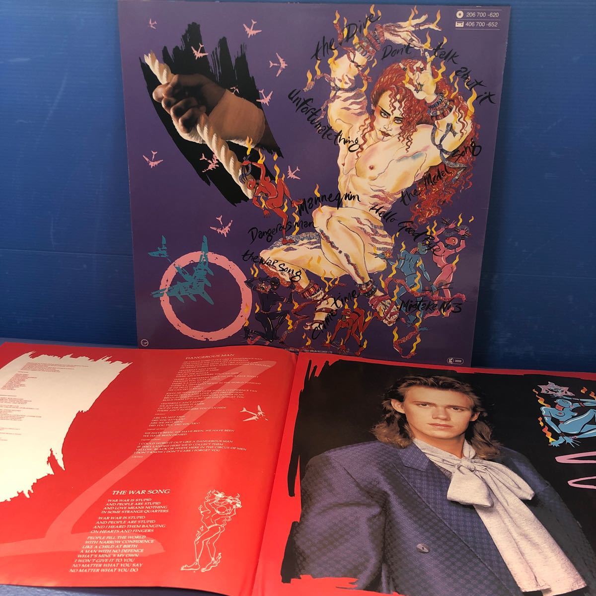 Culture Club カルチャー・クラブ Waking Up With The House On Fire LP レコード 5点以上落札で送料無料b_画像2