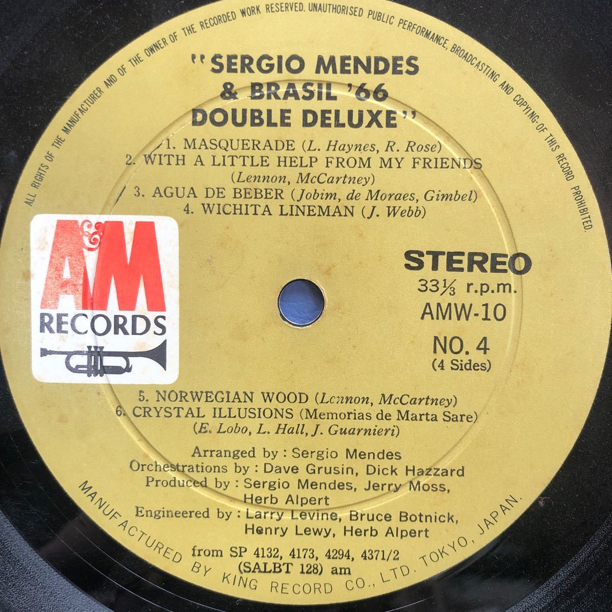 二枚組 セルジオ・メンデスとブラジル’66 ダブル・デラックス 2LP 見開きジャケライナー レコード 5点以上落札で送料無料b_画像8