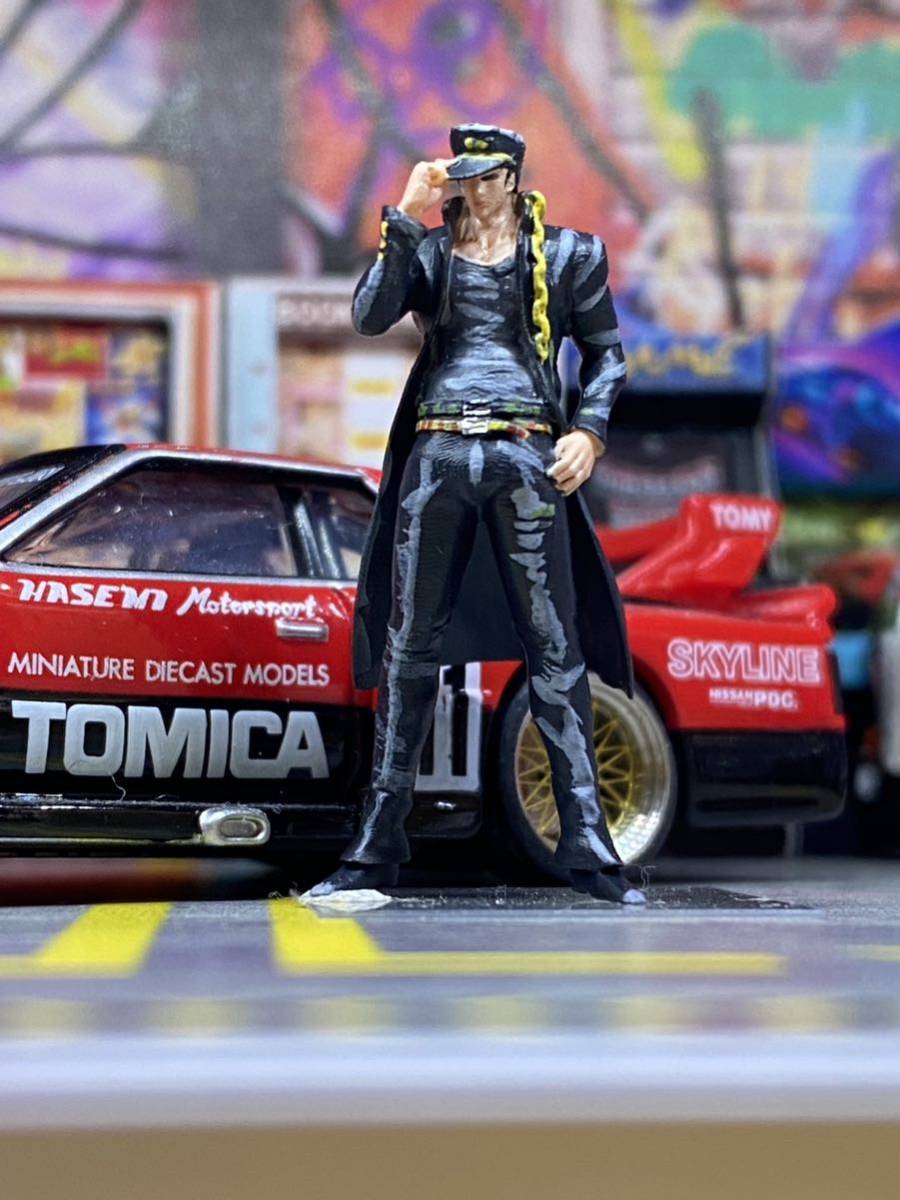 1:64 男前 暴走族 学ラン ジョジョ フィギュア トミカサイズ 1:64 男前 暴走族 学ラン ジョジョ フィギュア トミカサイズ