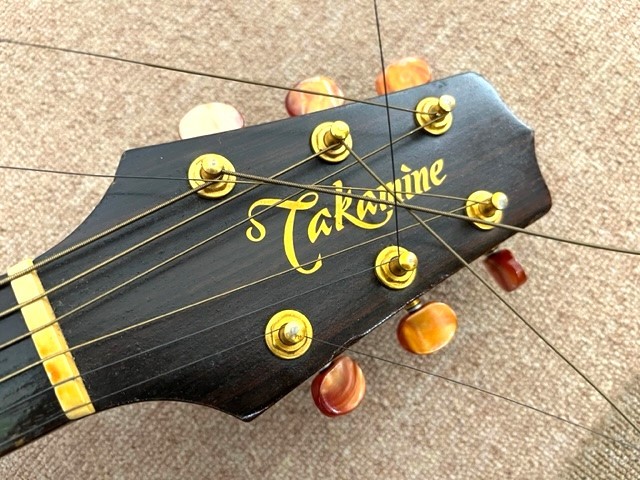 Takamine タカミネ NPT-010 アコースティックギター クラシックギター エレアコ シリアル入り_画像9