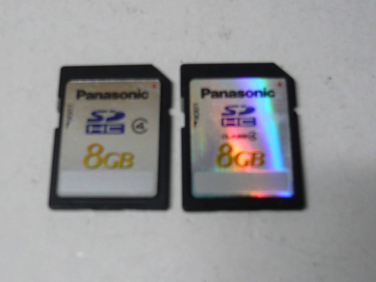 動作保証！Panasonic SDHCカード 8GB クラス④ 2枚セット　安心の日本製_画像1