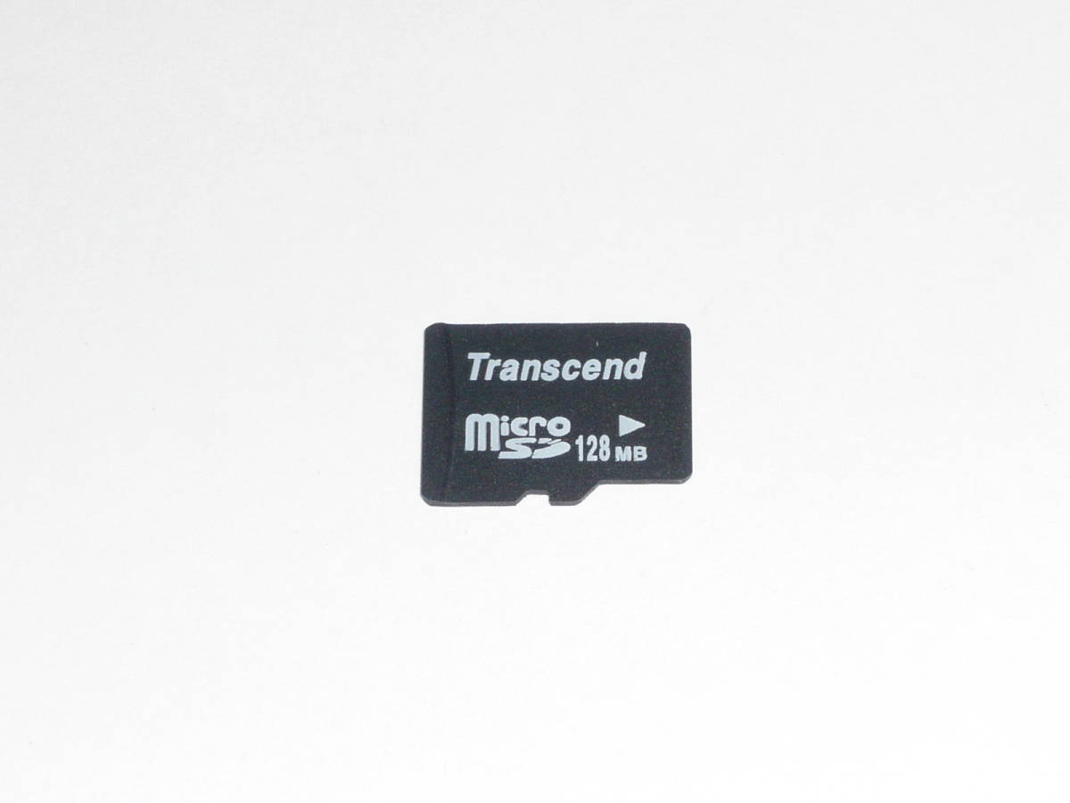 動作保証！送料無料！Transcend microSD ＳＤカード 128MB_画像1