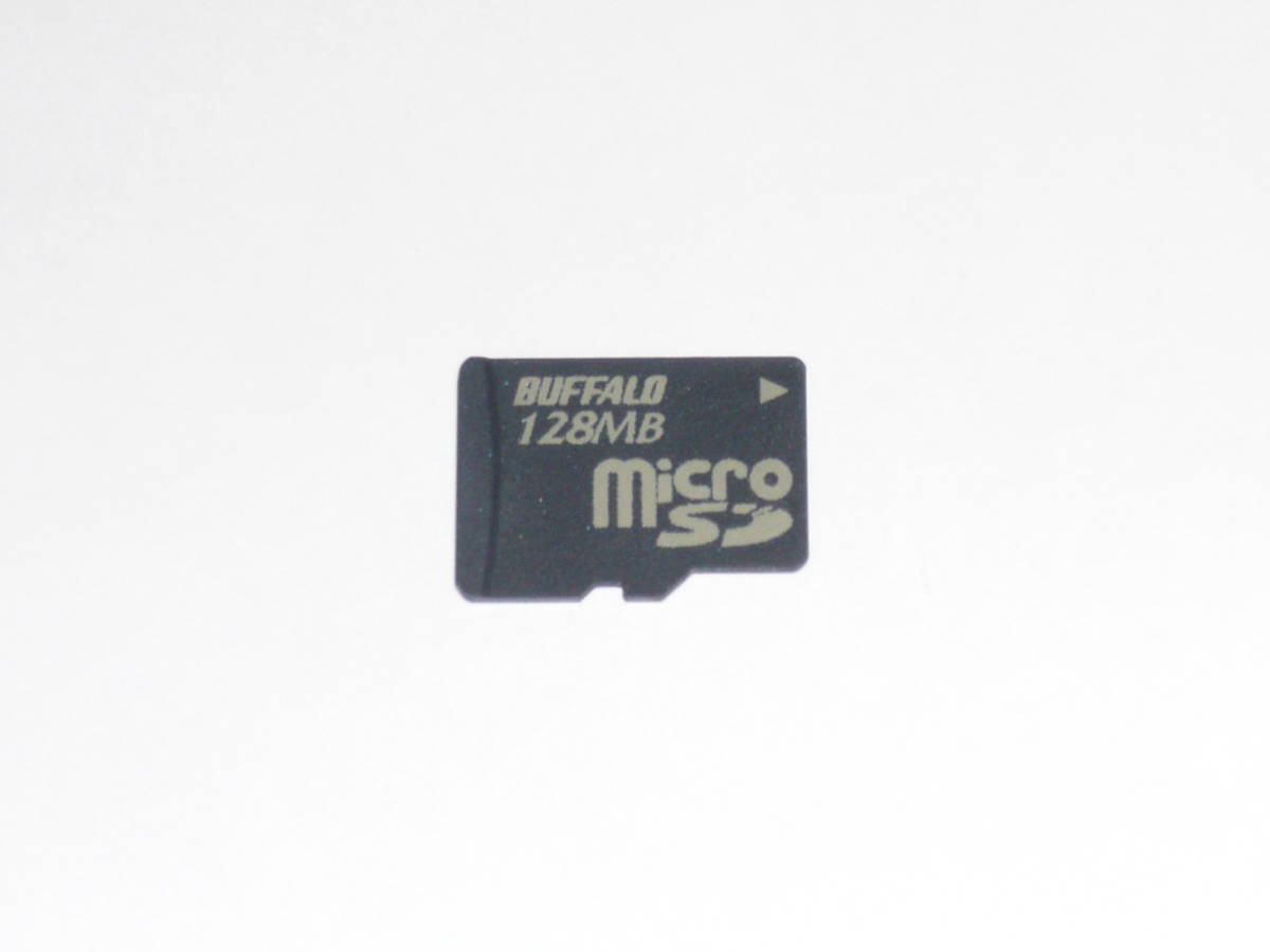  гарантия работы! бесплатная доставка!BUFFALO microSD SD карта 128MB ①