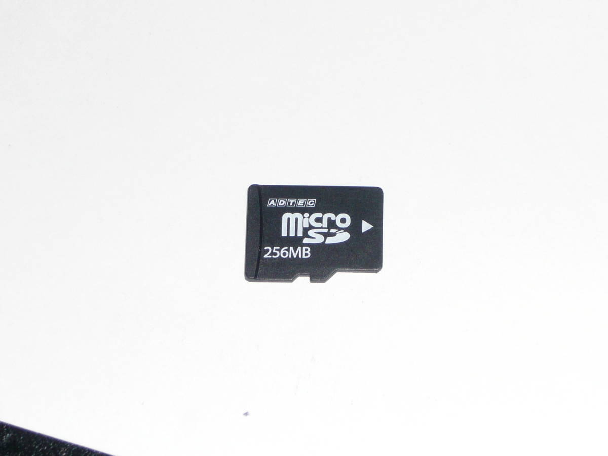 動作保証！送料無料！ADTEC microSD ＳＤカード 256MB_画像1