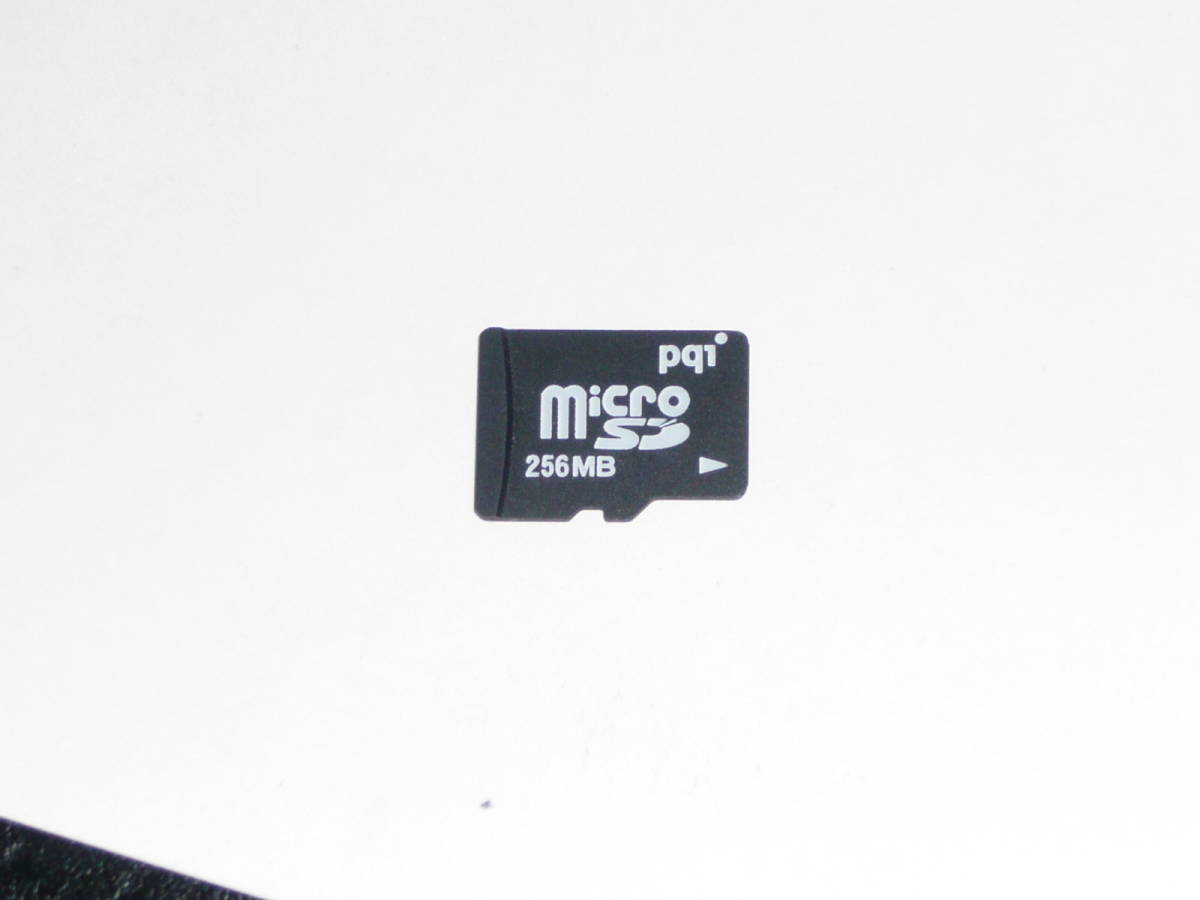 動作保証！送料無料！pq1 microSD ＳＤカード 256MB_画像1