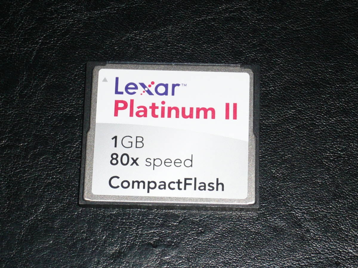 動作保証！Lexar Platinum Ⅱ CFカード 1GB　④_画像1