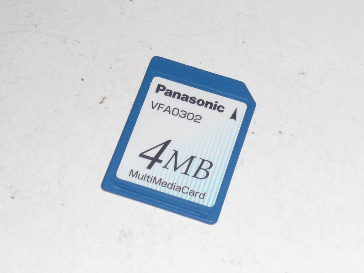動作保証！Panasonic VFA0302 SDカード 4MB_画像1