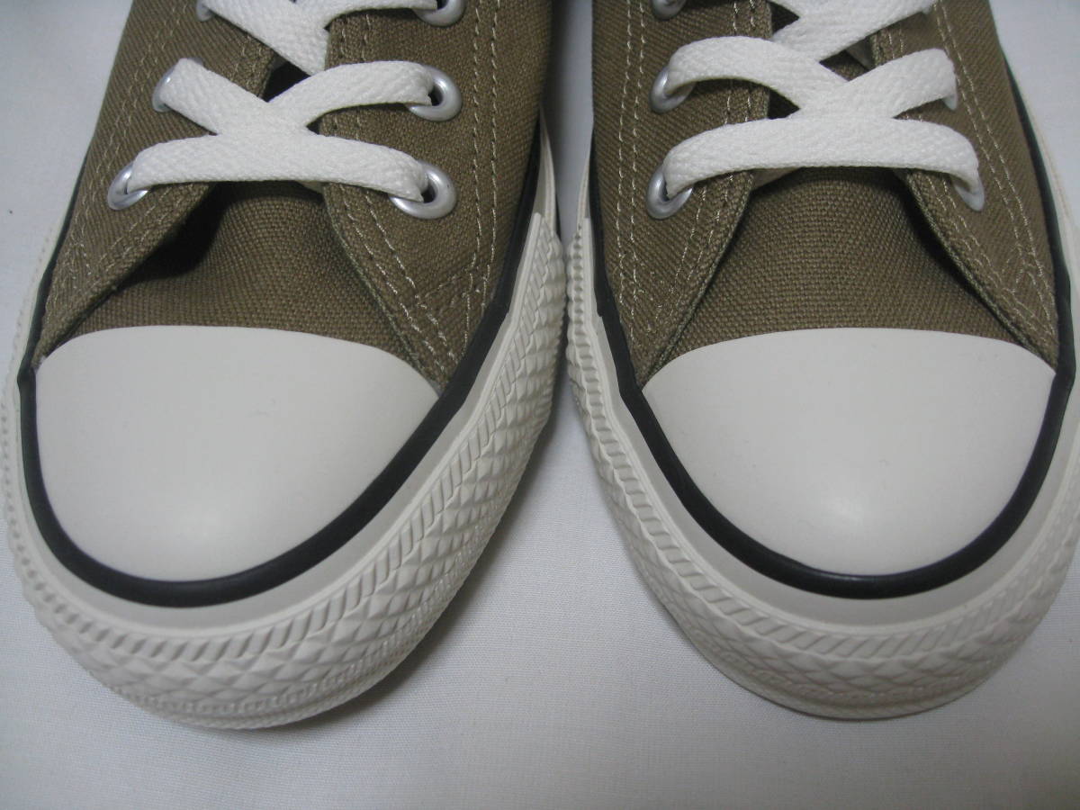 新品未使用品★コンバース オールスター/CONVERSE ALL STAR S-C＃OX/25cm/オリーブ/正規品_つま先