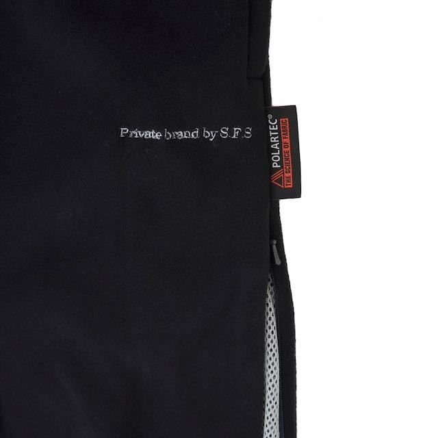 新品未使用　Private brand by S.F.S Polartec 200 Series Classic Logo Fleece Pants Embroidery By AOI NAVY フリース