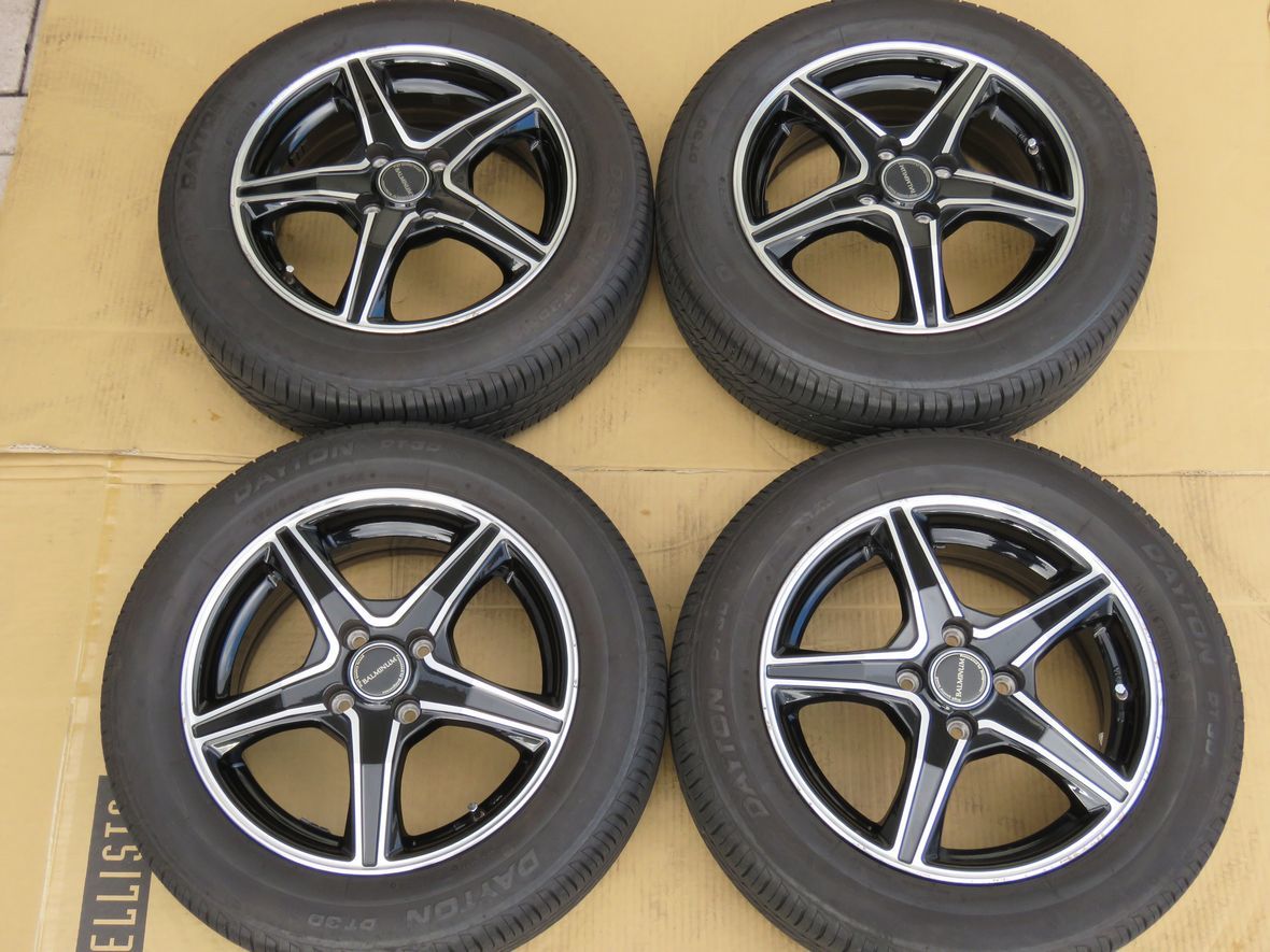 4本セットで！ 社外 アルミホイール DAYTON 2021年製 175/65R15 PCD100-4穴 5.5J ET45 _画像1