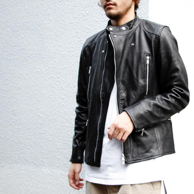  standard popular model nonnative BIKER BLOUSON COW LEATHER leather rider's jacket leather blouson Nonnative 