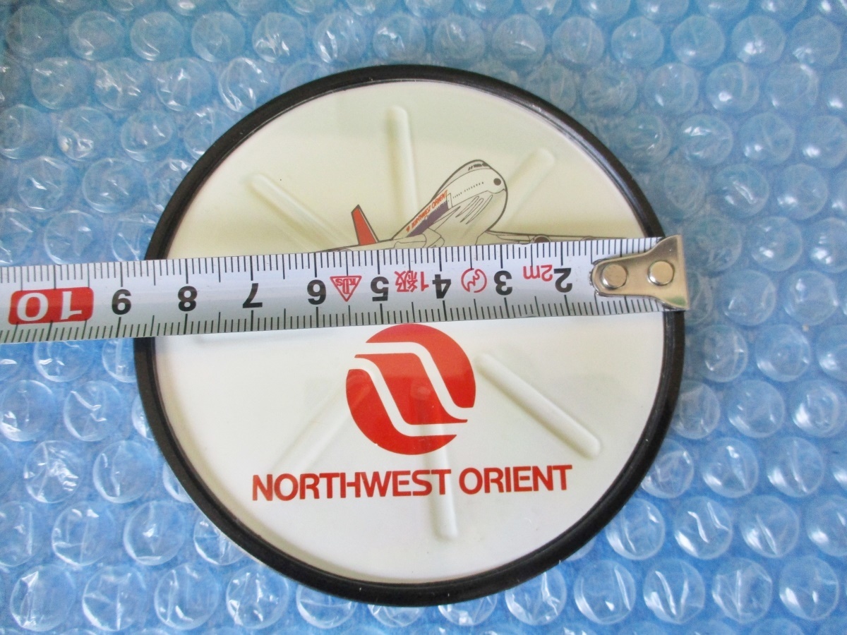  Coaster Northwest Airlines NORTHWEST ORIENT unused airplane airport that time thing rare collection 