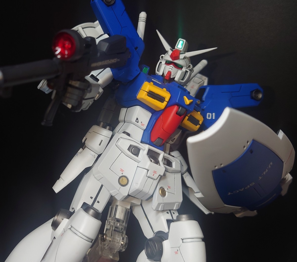 MG 1/100 機動戦士ガンダム 0083 STARDUST MEMORY ガンダム GP01Fb フルバーニアン 全塗装改修完成品 ガンプラ 正規品 同梱歓迎の画像1