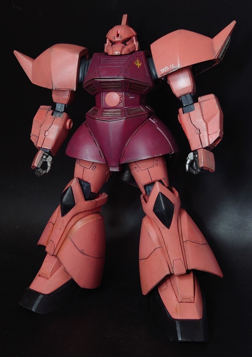 MG 1/100 機動戦士ガンダム シャア専用 ゲルググ 塗装済み完成品 ガンプラ ジャンク 正規品 同梱歓迎_画像2