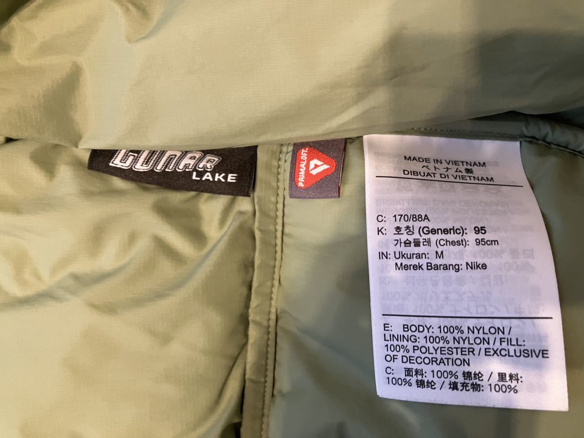 Nike ACG Therma FIT ADV Lunar Lake Jacket PrimaLoft ナイキ ルナレイク ダウン ジャケット プリマロフト リアルツリー FB8122-386_画像8