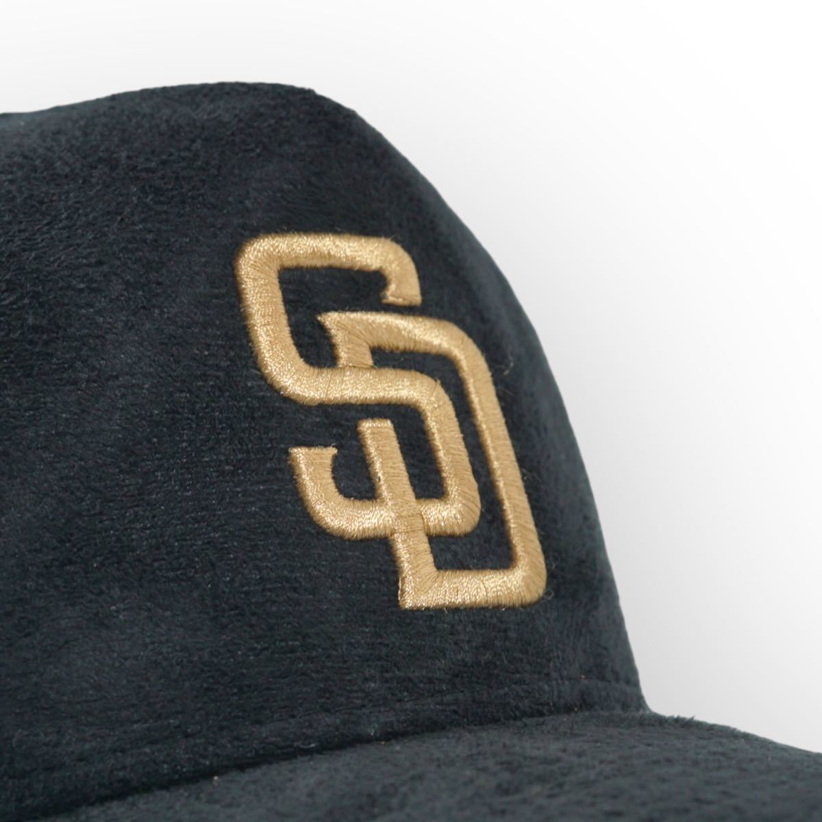 ◆日本未発売 正規品◆NEWERA 9FORTY San Diego Padres Suede Cap / レザーベルトキャップ海外限定 ダルビッシュ タティスJrの画像4