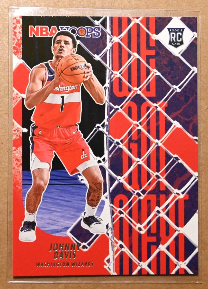 JOHNNY DAVIS (ジョニー・デイビス) 2022-23 HOOPS RC ルーキー トレーディングカード 10 【NBA,WISCONSIN,ウィザーズ,WIZARDS_画像1