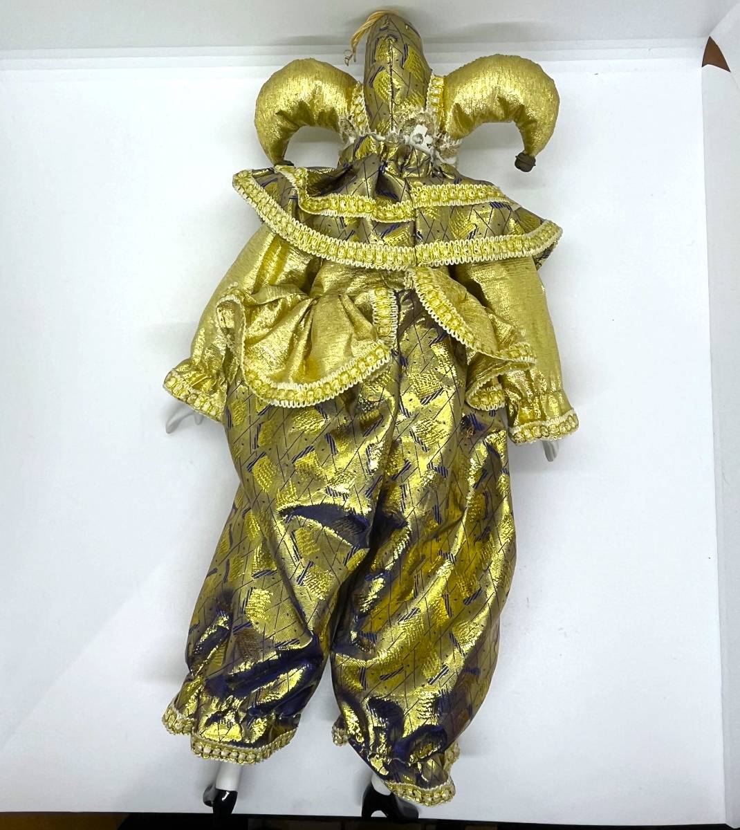 中古☆美品　ピエロ人形　ベネチア製　おもちゃ　置物　インテリア　女裁判官/2671-5_画像3