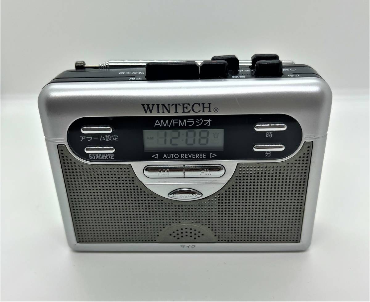 中古　ポータブルラジオテープ　WINTECH 可動　災害　ラジオ/mura_画像1