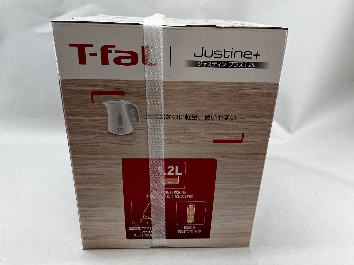 T-fal ティファール 電気ケトル ジャスティンプラス 1.2L 白 未使用品[18822_画像3