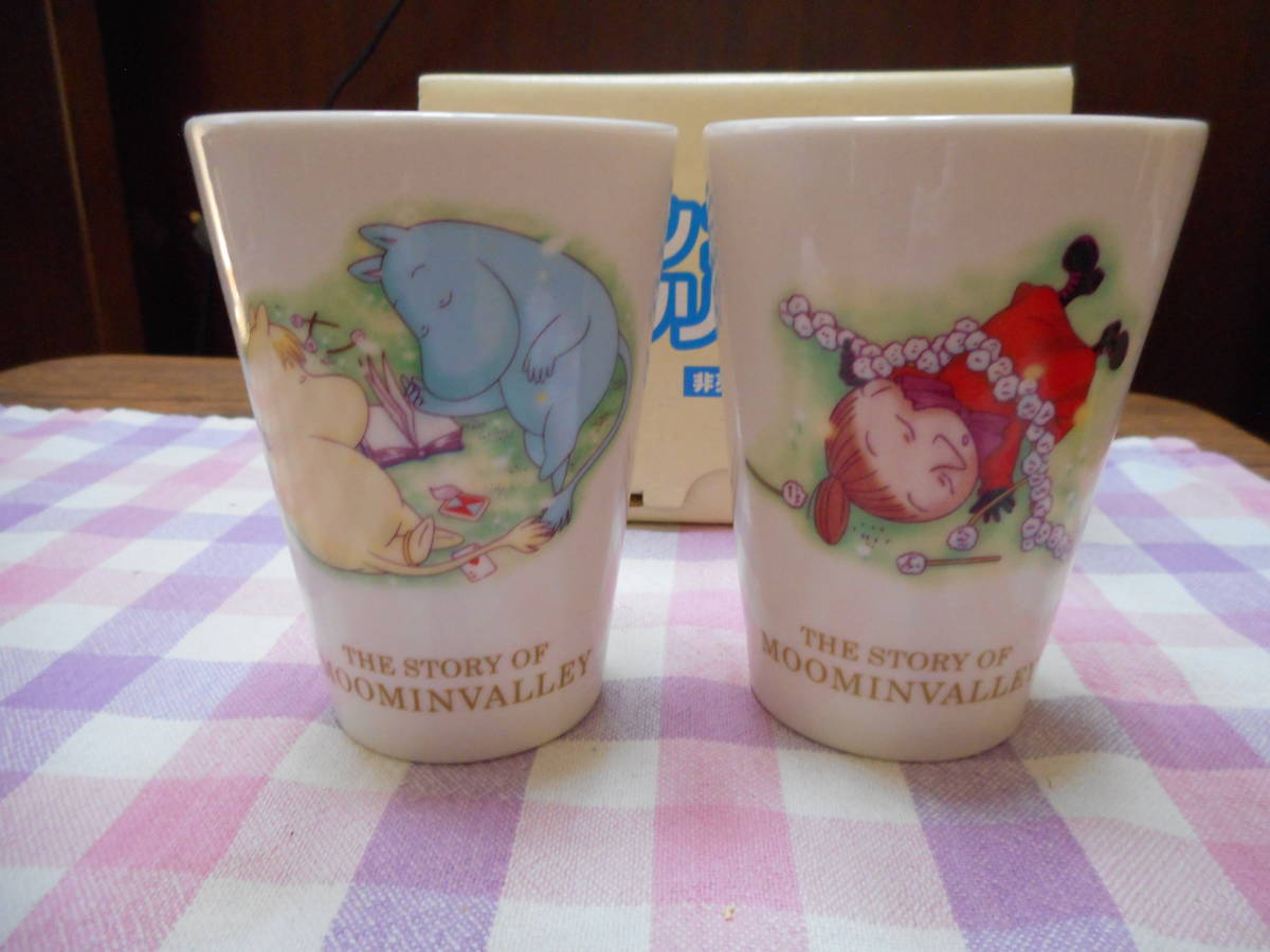 【未使用品】 ムーミン オリジナル ペアフリーカップ 非売品 MOOMINVALLEY 山加商店の画像2