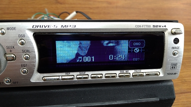 CDX-F7700 1DIN　SONY CDプレーヤー　ラジオ_画像4