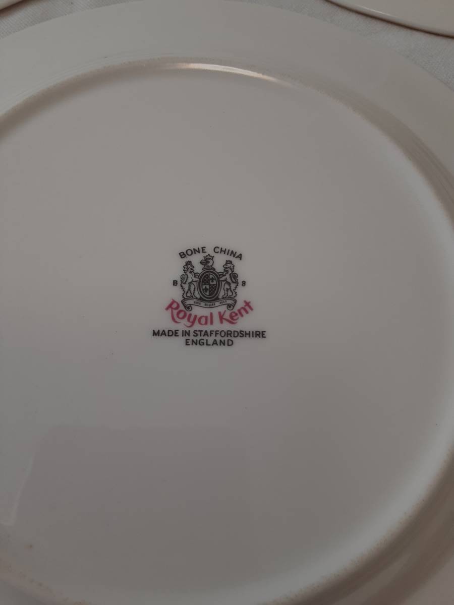 イギリスで購入した ロイヤルケント(Royal kent) の小皿１０枚セット_画像5