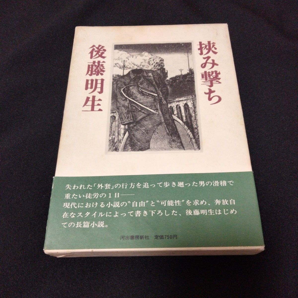 【初版本】後藤明生『挟み撃ち』箱本 帯付 後藤明生 挟み撃ち