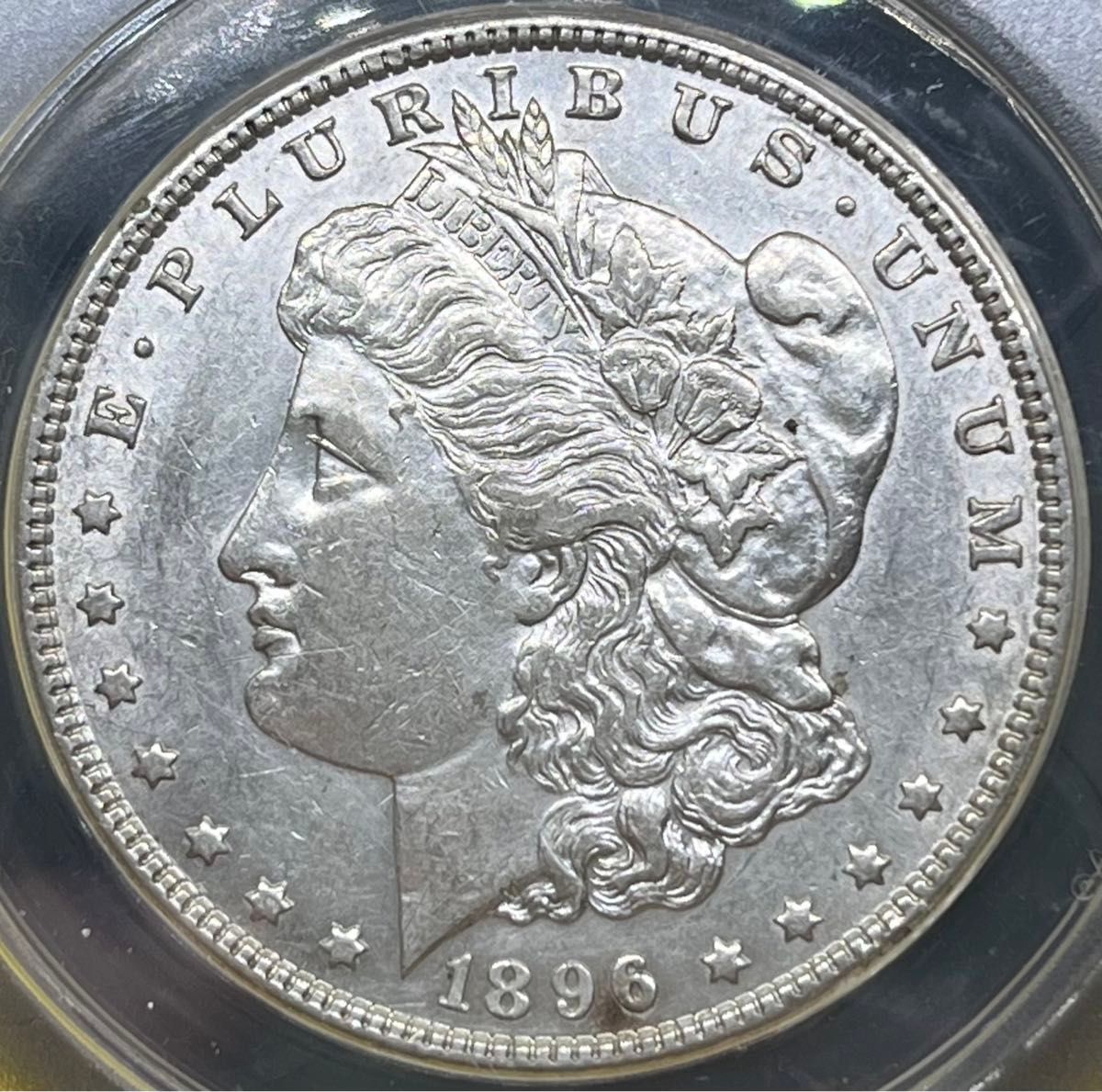 アメリカ 1896年(mintマーク無し) モルガンダラー銀貨 ANACS鑑定 アメリカ 1896年(mintマーク無し) モルガンダラー銀貨 ANACS鑑定