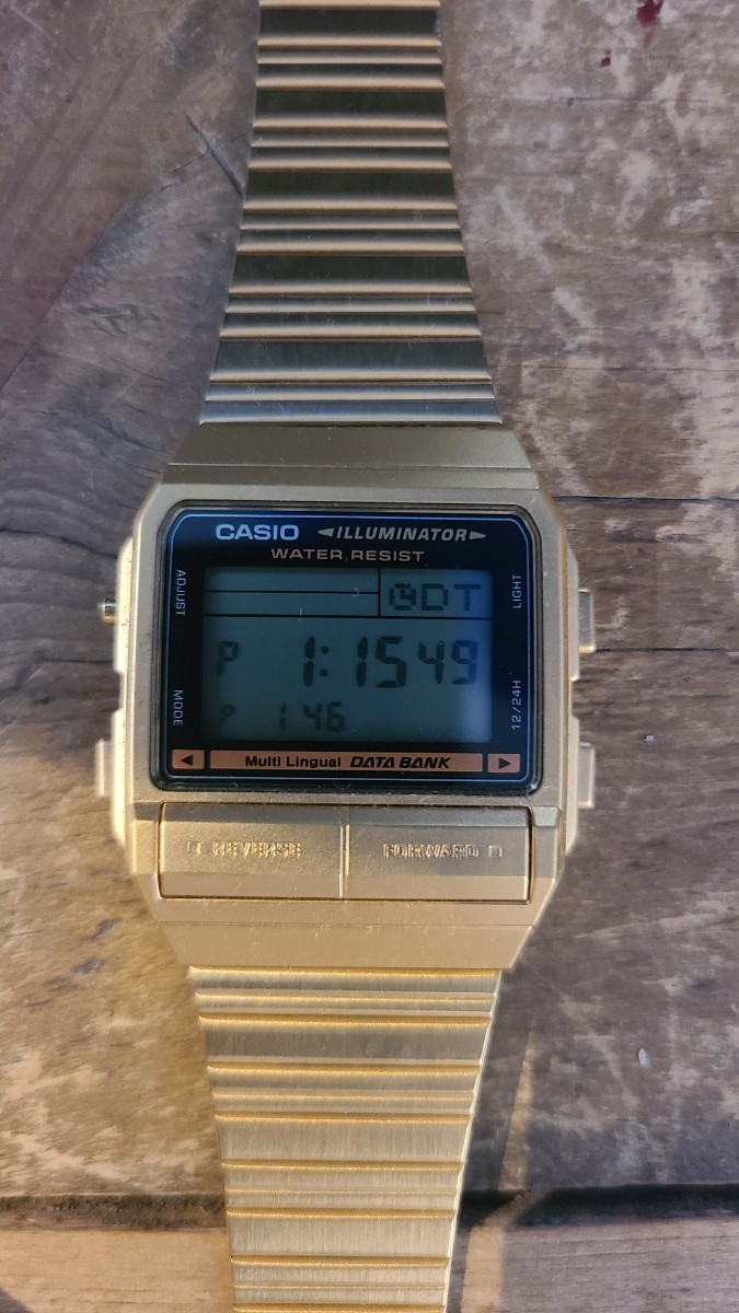 CASIO カシオ/ DATA BANK データバンク/DB-380G/ 腕時計/デジタル